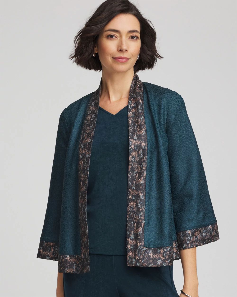 Travelers™ Collection Crystal Crushed Reversible Jacket | Chico's